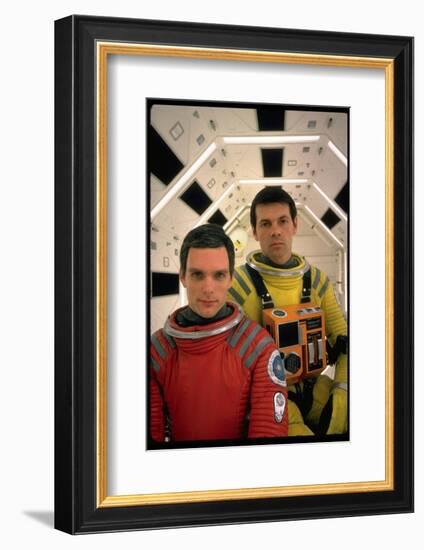 Kier Dullea and Gary Lockwood in Publicity Still from Motion Picture "2001: A Space Odyssey"-Dmitri Kessel-Framed Photographic Print