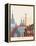 Kiev Skyline Poster-paulrommer-Framed Stretched Canvas