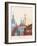 Kiev Skyline Poster-paulrommer-Framed Art Print