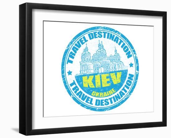 Kiev Stamp-radubalint-Framed Art Print