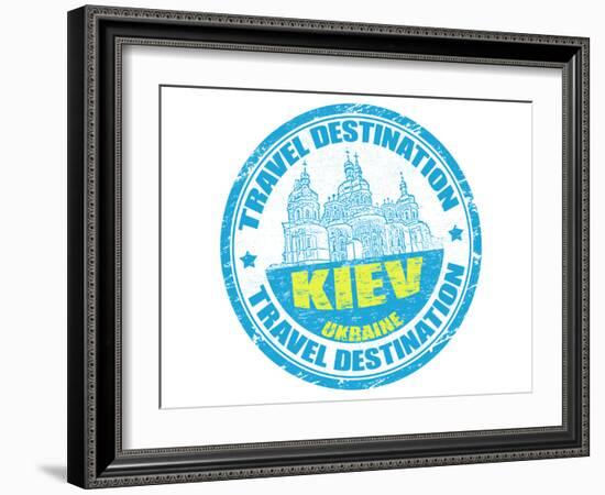 Kiev Stamp-radubalint-Framed Art Print