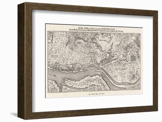 Kiev: The Oldest Known Map-null-Framed Photographic Print