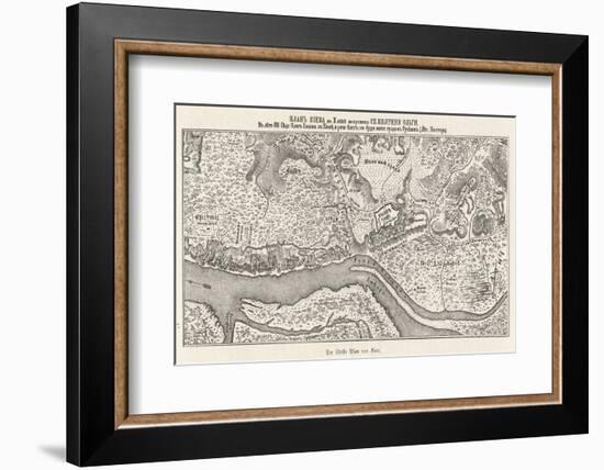 Kiev: The Oldest Known Map-null-Framed Photographic Print