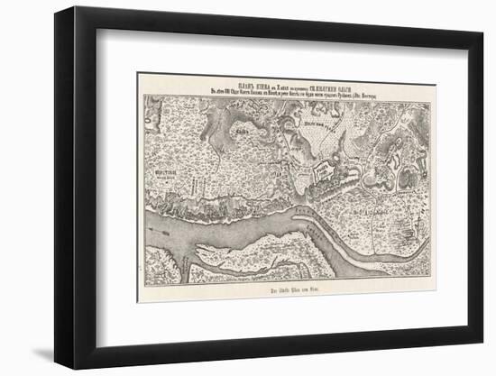 Kiev: The Oldest Known Map-null-Framed Photographic Print