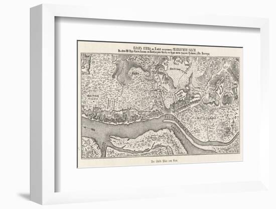 Kiev: The Oldest Known Map-null-Framed Photographic Print