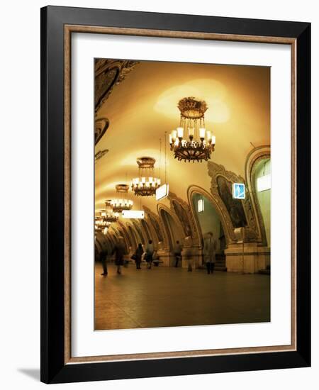 Kievskaya Metro Station, Moscow, Russia-Christopher Rennie-Framed Photographic Print