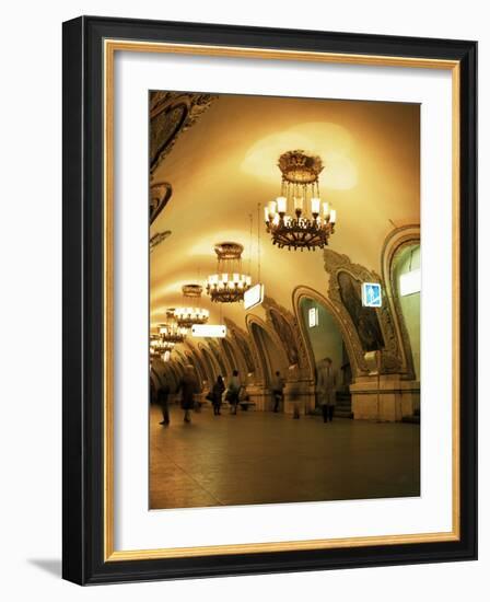 Kievskaya Metro Station, Moscow, Russia-Christopher Rennie-Framed Photographic Print