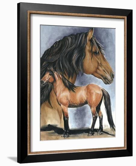 Kiger Mustang-Barbara Keith-Framed Giclee Print