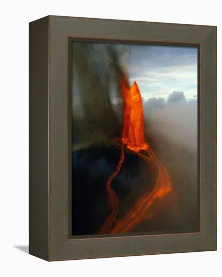 Kilauea Erupting-Douglas Peebles-Framed Premier Image Canvas