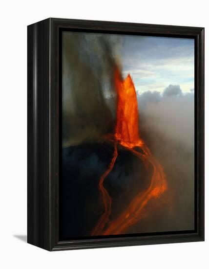 Kilauea Erupting-Douglas Peebles-Framed Premier Image Canvas