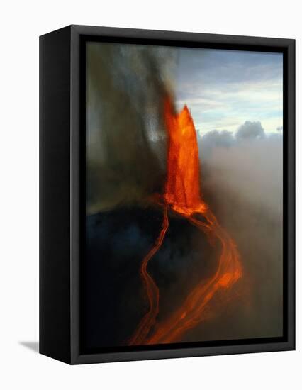 Kilauea Erupting-Douglas Peebles-Framed Premier Image Canvas