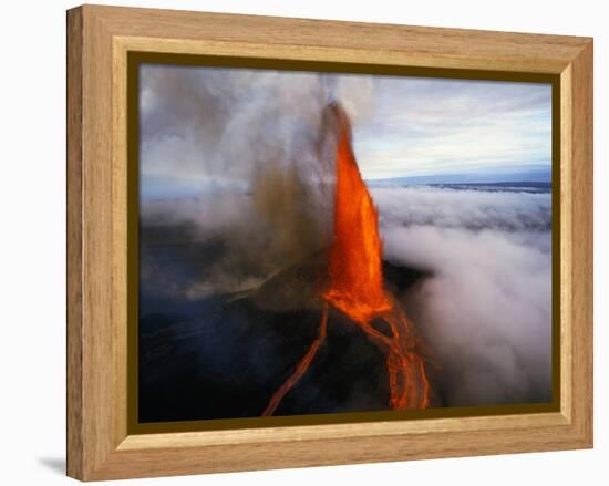 Kilauea Erupting-Douglas Peebles-Framed Premier Image Canvas