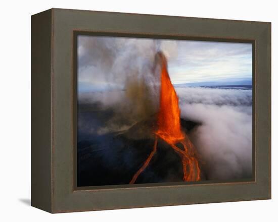 Kilauea Erupting-Douglas Peebles-Framed Premier Image Canvas