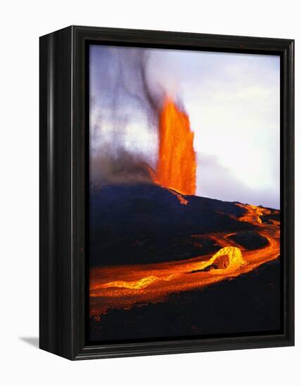 Kilauea Erupting-Douglas Peebles-Framed Premier Image Canvas