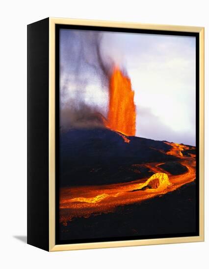 Kilauea Erupting-Douglas Peebles-Framed Premier Image Canvas