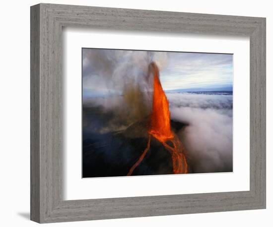 Kilauea Erupting-Douglas Peebles-Framed Photographic Print