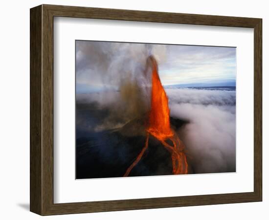 Kilauea Erupting-Douglas Peebles-Framed Photographic Print