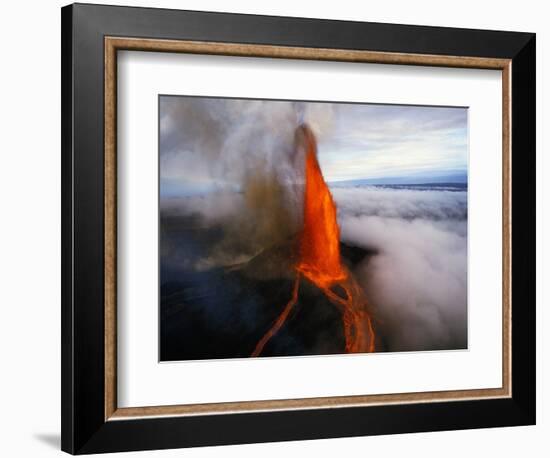 Kilauea Erupting-Douglas Peebles-Framed Photographic Print