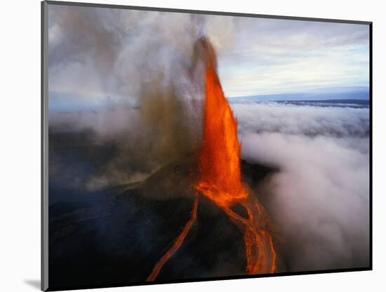 Kilauea Erupting-Douglas Peebles-Mounted Photographic Print