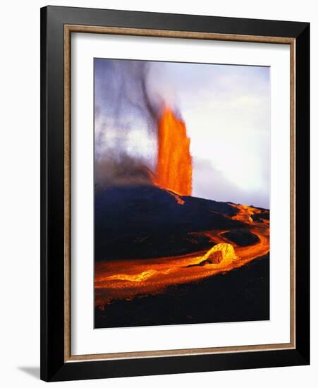 Kilauea Erupting-Douglas Peebles-Framed Photographic Print