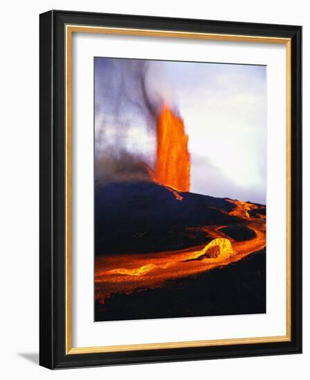 Kilauea Erupting-Douglas Peebles-Framed Photographic Print