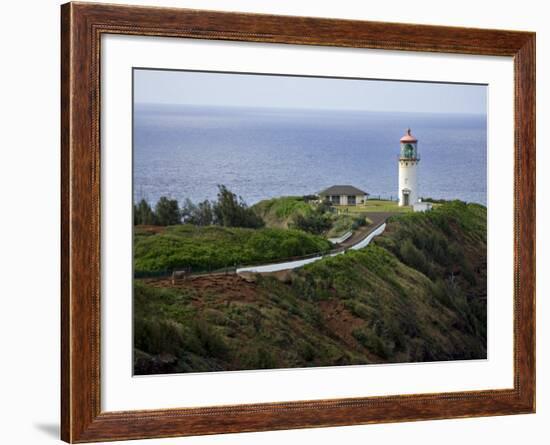 Kilauea Lighthouse, Kauai, Hawaii, USA-Charles Sleicher-Framed Photographic Print