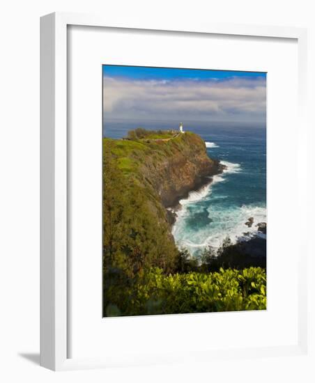 Kilauea Lighthouse, Kauai, Hawaii, USA-Fred Lord-Framed Photographic Print