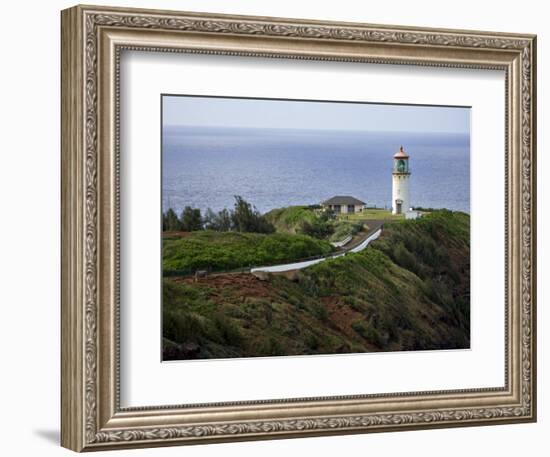 Kilauea Lighthouse, Kauai, Hawaii, USA-Charles Sleicher-Framed Photographic Print