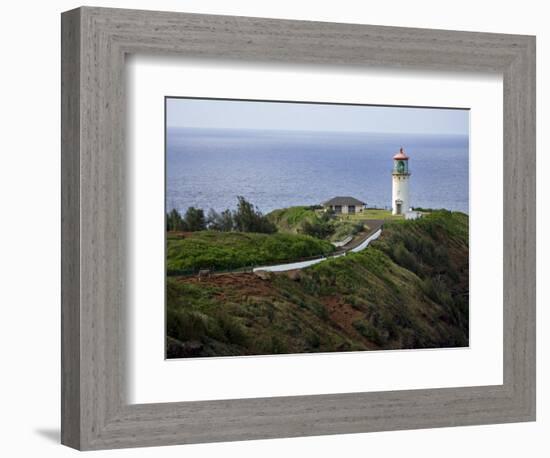 Kilauea Lighthouse, Kauai, Hawaii, USA-Charles Sleicher-Framed Photographic Print