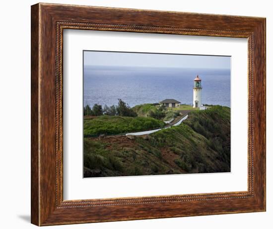 Kilauea Lighthouse, Kauai, Hawaii, USA-Charles Sleicher-Framed Photographic Print