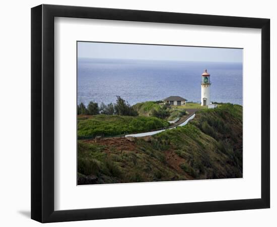 Kilauea Lighthouse, Kauai, Hawaii, USA-Charles Sleicher-Framed Photographic Print