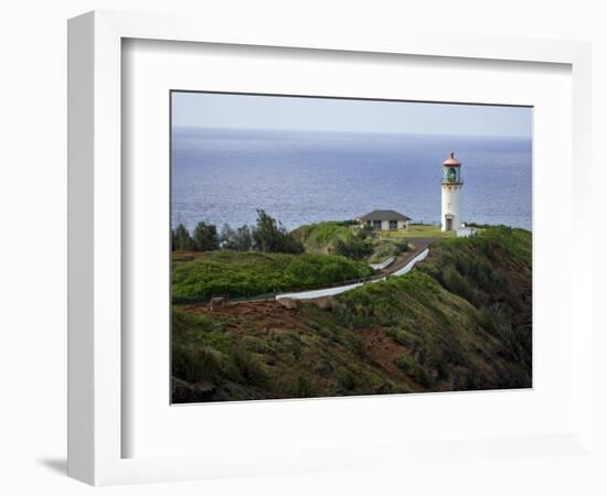 Kilauea Lighthouse, Kauai, Hawaii, USA-Charles Sleicher-Framed Photographic Print