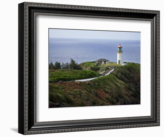 Kilauea Lighthouse, Kauai, Hawaii, USA-Charles Sleicher-Framed Photographic Print