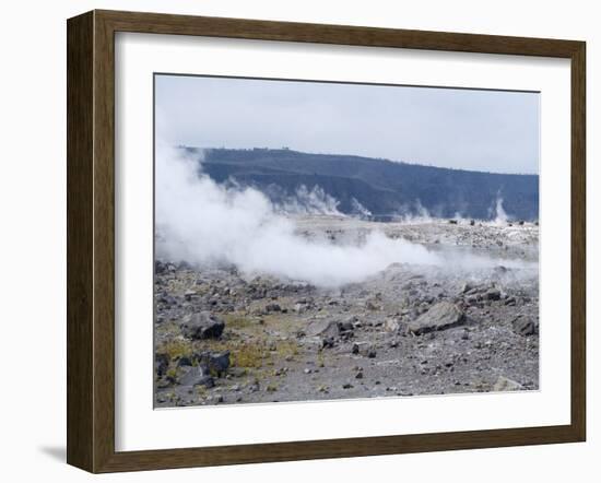 Kilauea Thermal Area, Hawaii Volcanoes National Park, Unesco World Heritage Site, Hawaii-Ethel Davies-Framed Photographic Print