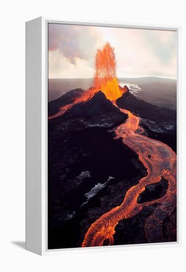 Kilauea Volcano Erupting-Jim Sugar-Framed Premier Image Canvas