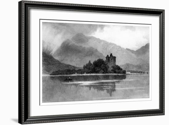 Kilchurn Castle, 1895-David Law-Framed Giclee Print