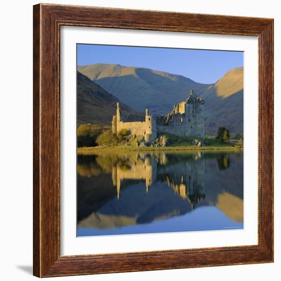 Kilchurn Castle Reflected in Loch Awe, Strathclyde, Scotland, UK, Europe-Roy Rainford-Framed Photographic Print