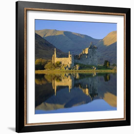 Kilchurn Castle Reflected in Loch Awe, Strathclyde, Scotland, UK, Europe-Roy Rainford-Framed Photographic Print