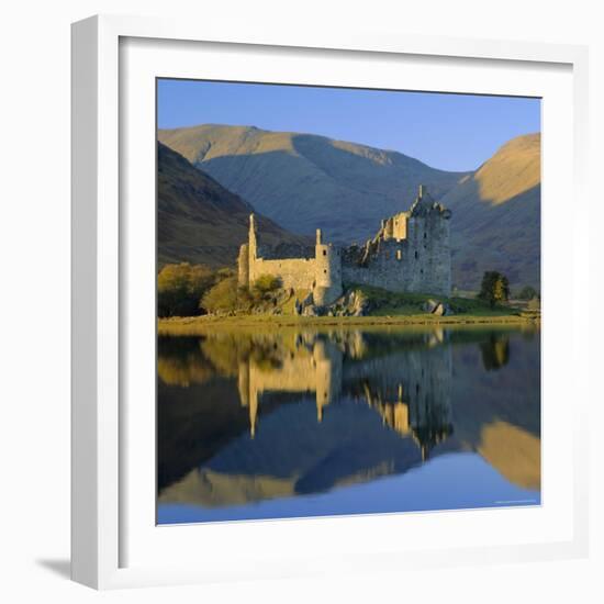 Kilchurn Castle Reflected in Loch Awe, Strathclyde, Scotland, UK, Europe-Roy Rainford-Framed Photographic Print