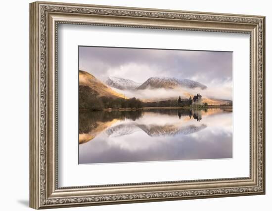 Kilchurn Castle, ruin on rocky peninsula, Argyll & Bute, Scotland-Ross Hoddinott-Framed Photographic Print