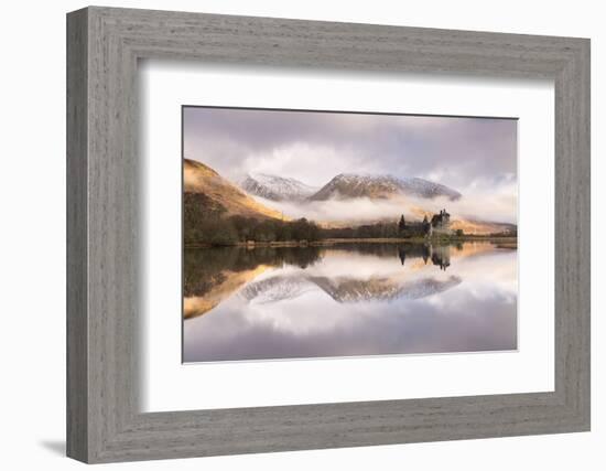 Kilchurn Castle, ruin on rocky peninsula, Argyll & Bute, Scotland-Ross Hoddinott-Framed Photographic Print