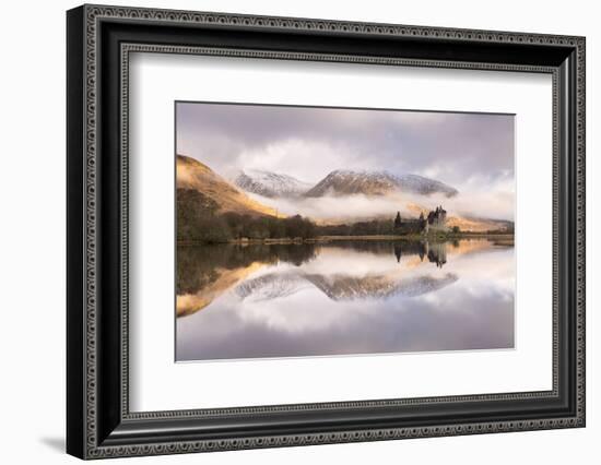 Kilchurn Castle, ruin on rocky peninsula, Argyll & Bute, Scotland-Ross Hoddinott-Framed Photographic Print