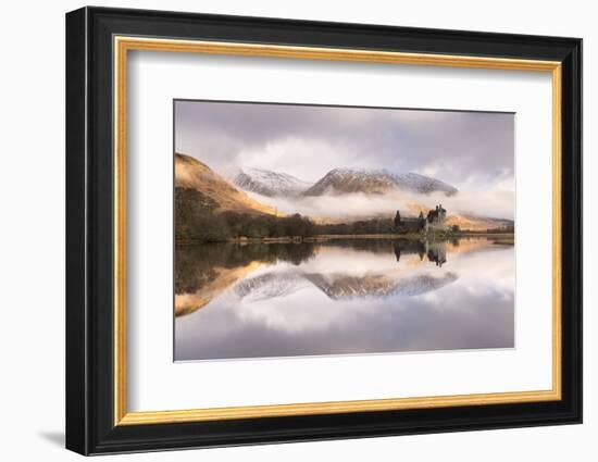 Kilchurn Castle, ruin on rocky peninsula, Argyll & Bute, Scotland-Ross Hoddinott-Framed Photographic Print