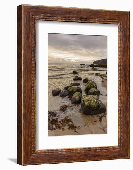 Kildonan shore, Isle of Arran, North Ayrshire, Scotland, United Kingdom, Europe-Gary Cook-Framed Photographic Print