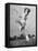 Kilgore Junior College Rangerette Marching with Her Baton-Joe Scherschel-Framed Premier Image Canvas