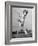 Kilgore Junior College Rangerette Marching with Her Baton-Joe Scherschel-Framed Photographic Print