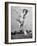 Kilgore Junior College Rangerette Marching with Her Baton-Joe Scherschel-Framed Photographic Print