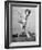 Kilgore Junior College Rangerette Marching with Her Baton-Joe Scherschel-Framed Photographic Print