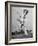 Kilgore Junior College Rangerette Marching with Her Baton-Joe Scherschel-Framed Photographic Print