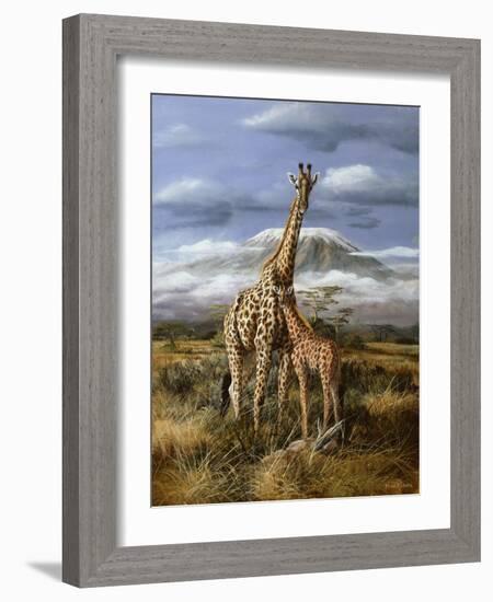 Kilimanjaro Pair-Trevor V. Swanson-Framed Giclee Print